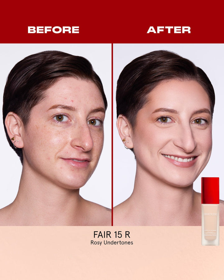 Fair 15 R - Turn Up The Base Full Beat Liquid Foundation - GLAM MODA