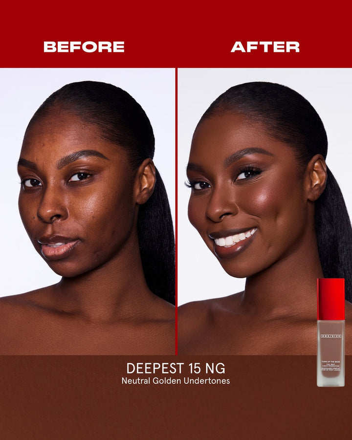 Deepest 15 NG - Turn Up The Base Full Beat Liquid Foundation - GLAM MODA
