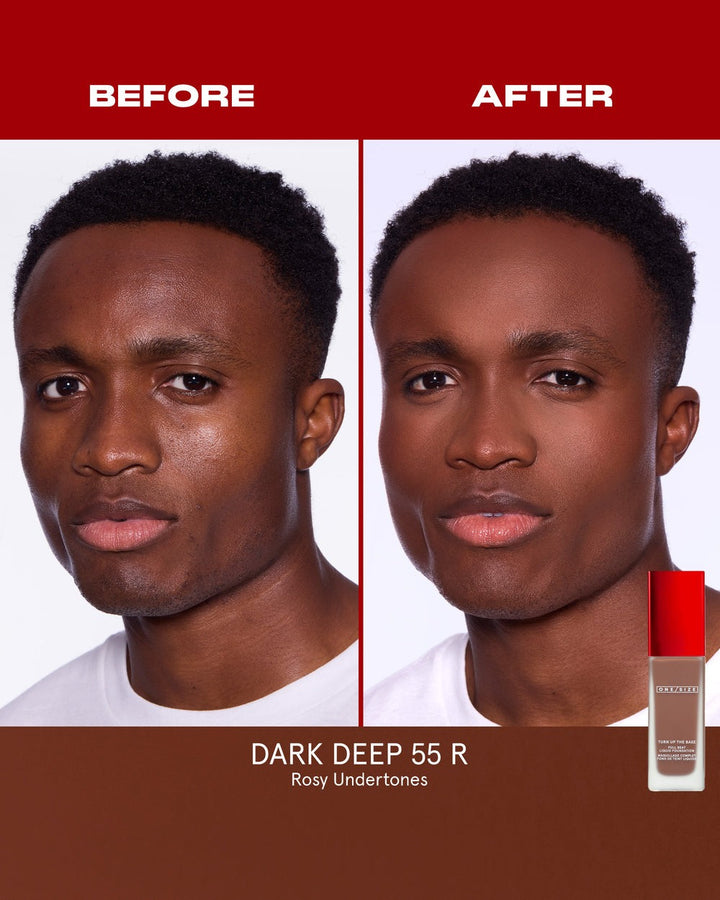 Dark Deep 55 R - Turn Up The Base Full Beat Liquid Foundation - GLAM MODA