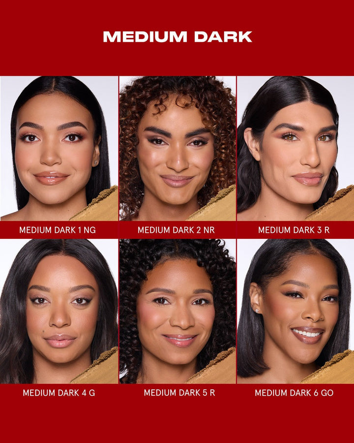 Medium Dark 5 R - Turn Up the Base Versatile Powder Foundation - GLAM MODA