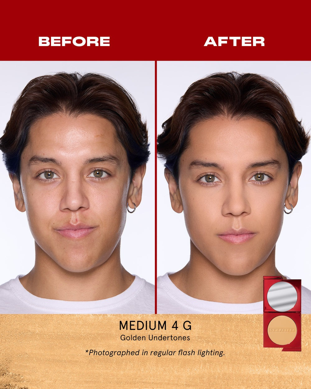 Medium 4 G - Turn Up the Base Versatile Powder Foundation - GLAM MODA