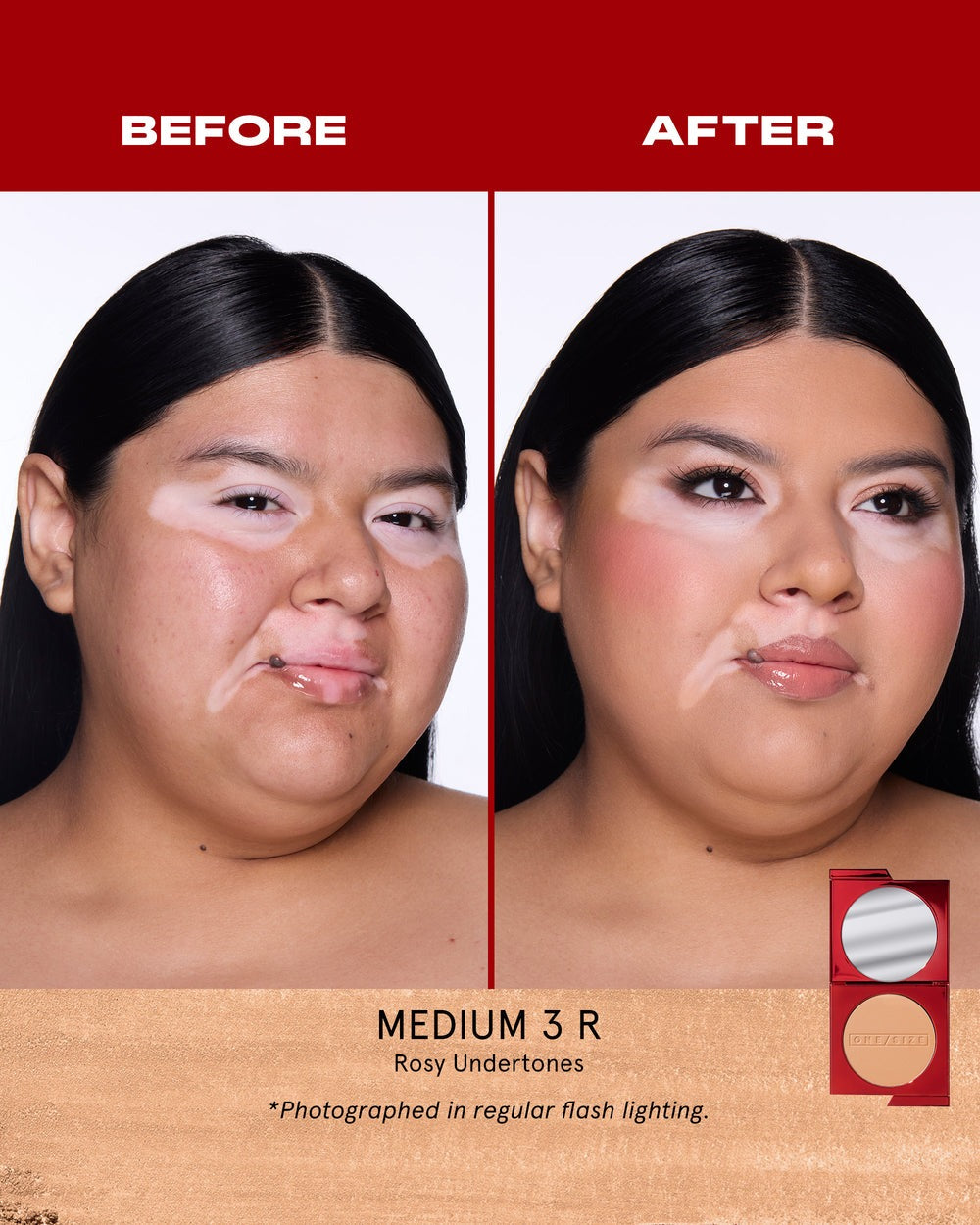 Medium 3 R - Turn Up the Base Versatile Powder Foundation - GLAM MODA