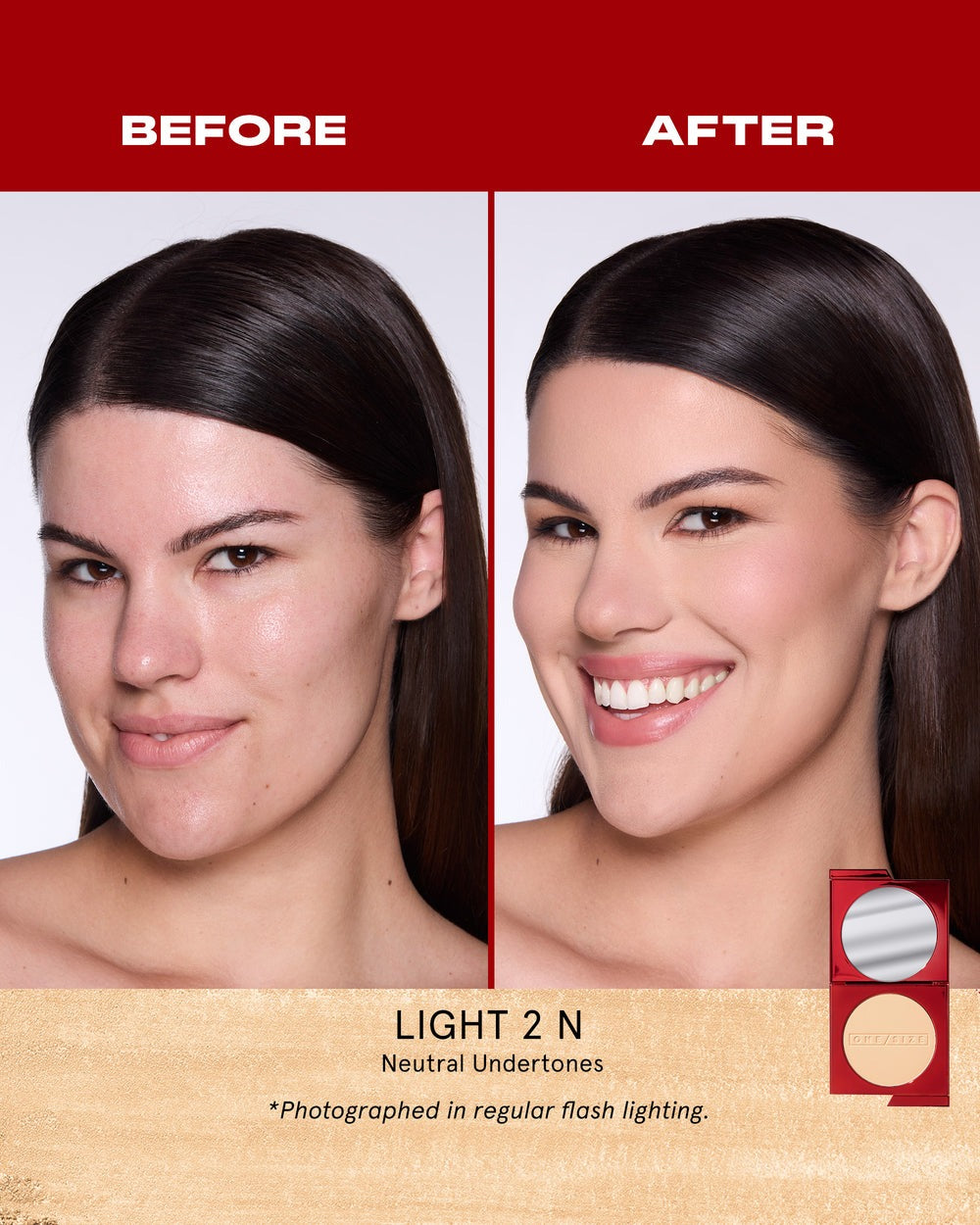 Light 2 N - Turn Up the Base Versatile Powder Foundation - GLAM MODA