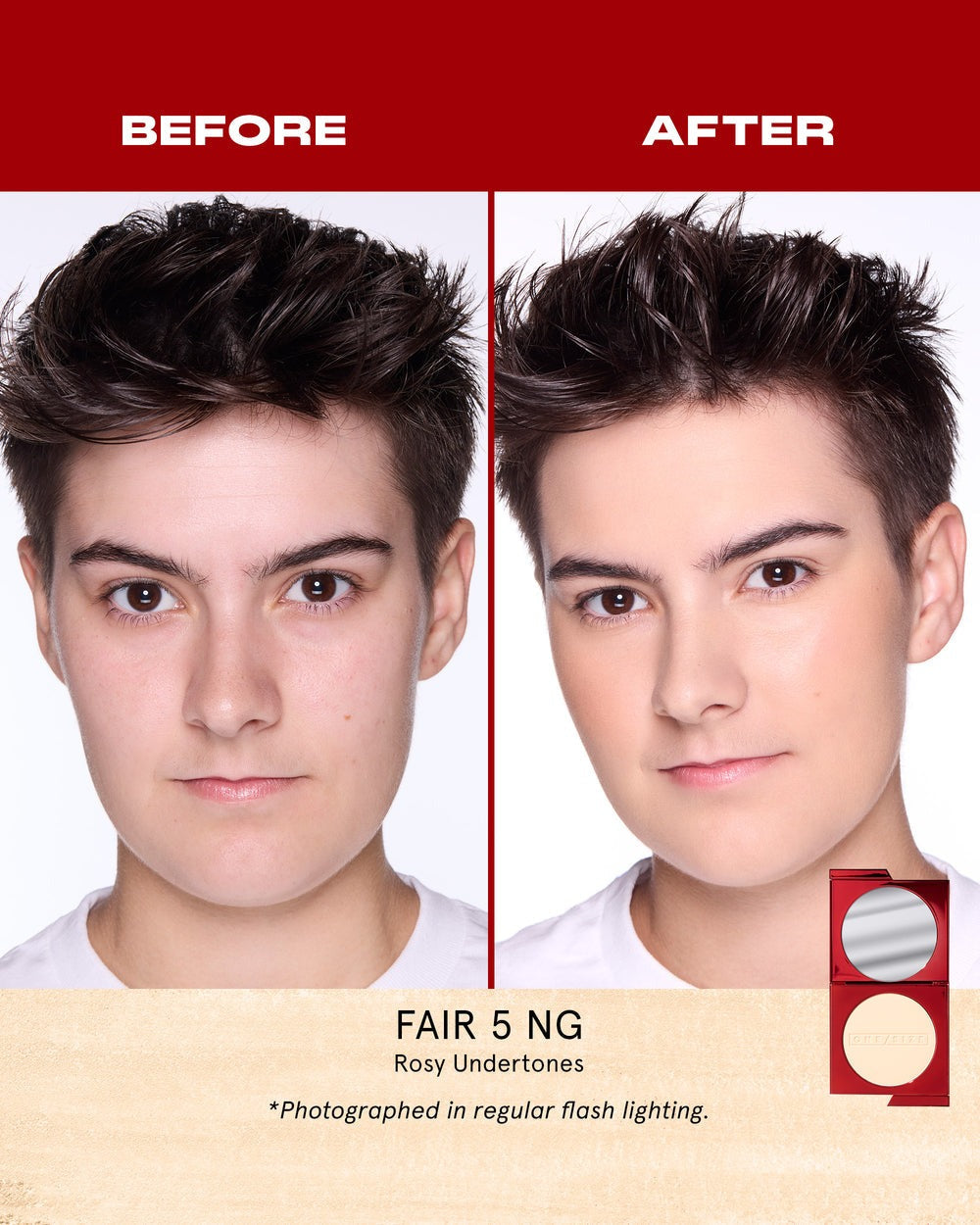 Fair 5 NG - Turn Up the Base Versatile Powder Foundation - GLAM MODA