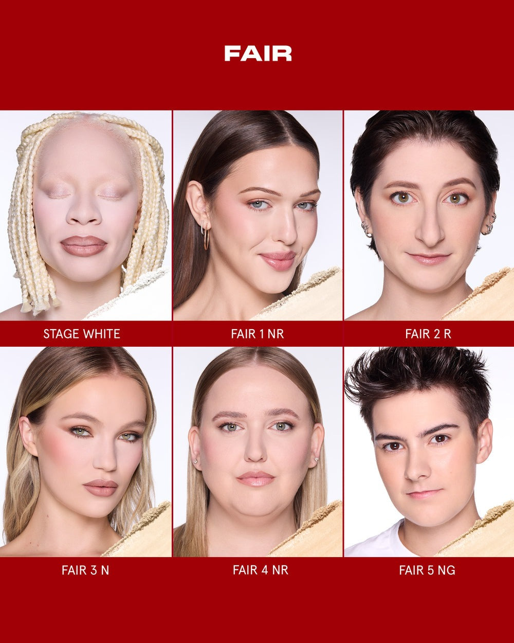 Fair 4 NR - Turn Up the Base Versatile Powder Foundation - GLAM MODA
