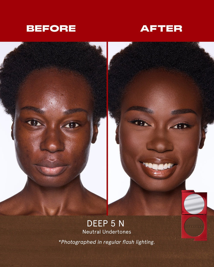 Deep 5 N - Turn Up the Base Versatile Powder Foundation - GLAM MODA