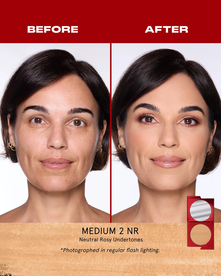 Medium 2 (NR)-Turn Up The Base Versatile Powder Foundation - GLAM MODA