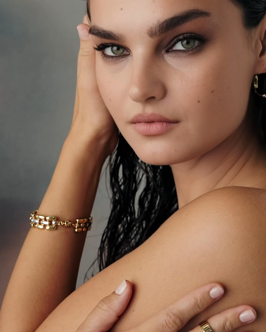 The Noir Link Bracelet - Silver - GLAM MODA