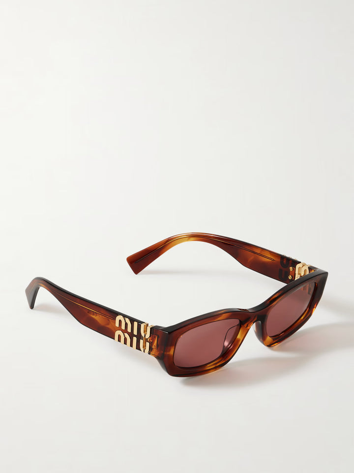 Glimpse Cat-Eye Tortoiseshell Acetate Sunglasses