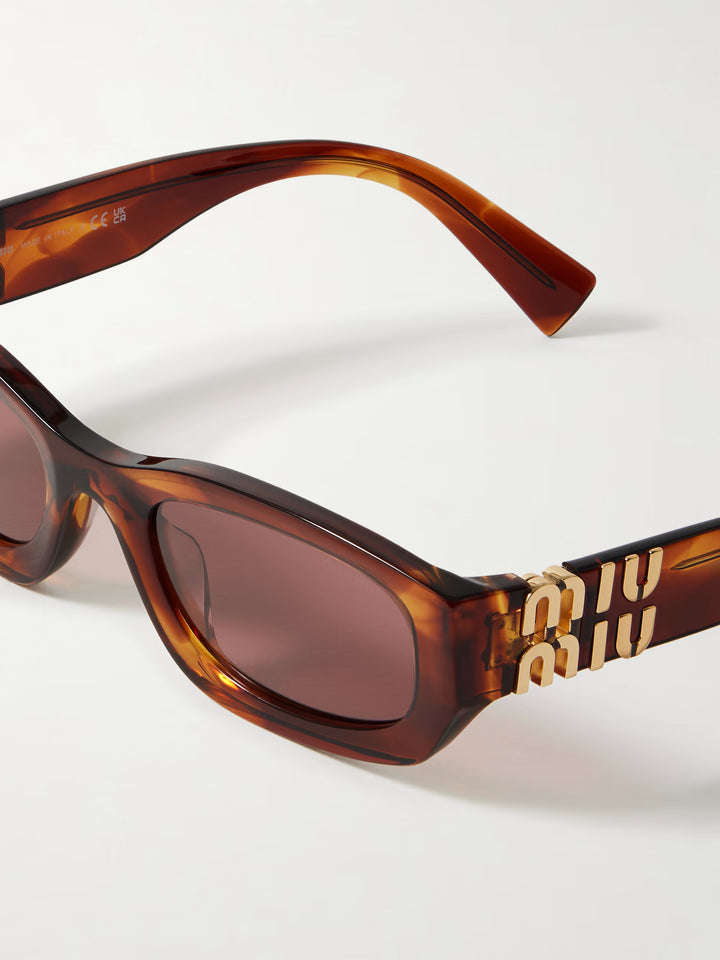 Glimpse Cat-Eye Tortoiseshell Acetate Sunglasses
