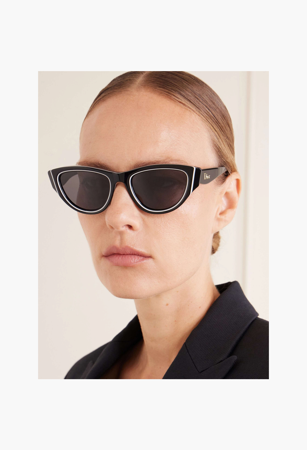 DIOR EYEWEAR Dior Pop B1I cat-eye acetate sunglasses - black - One Size