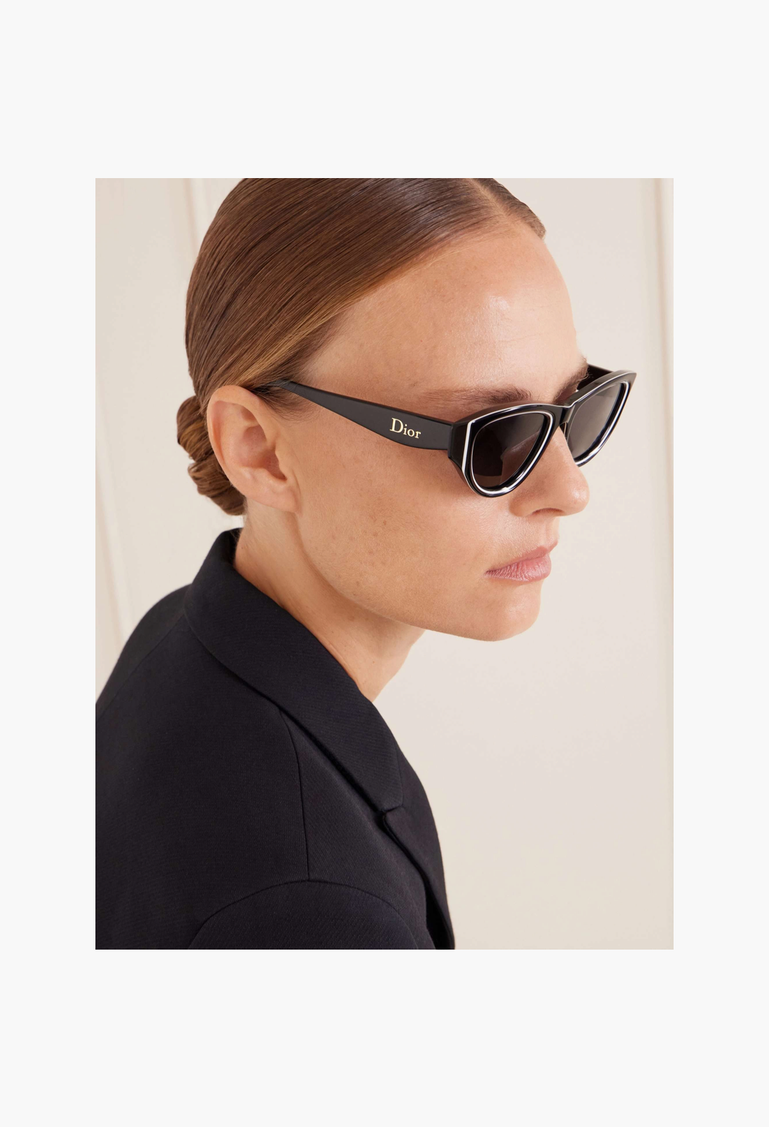 DIOR EYEWEAR Dior Pop B1I cat-eye acetate sunglasses - black - One Size