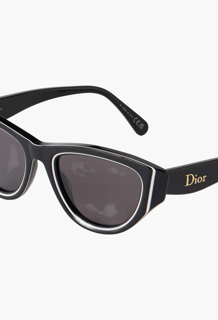 DIOR EYEWEAR Dior Pop B1I cat-eye acetate sunglasses - black - One Size
